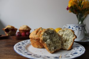 Muffins de limón y amapola